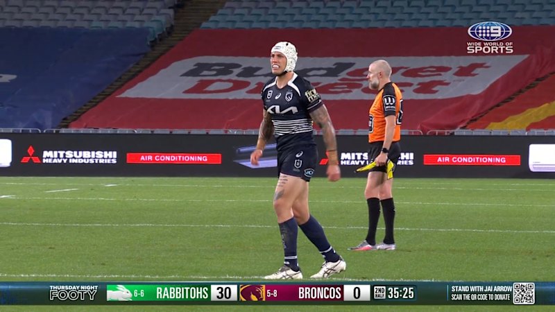 'In all sorts': Broncos star spotted limping