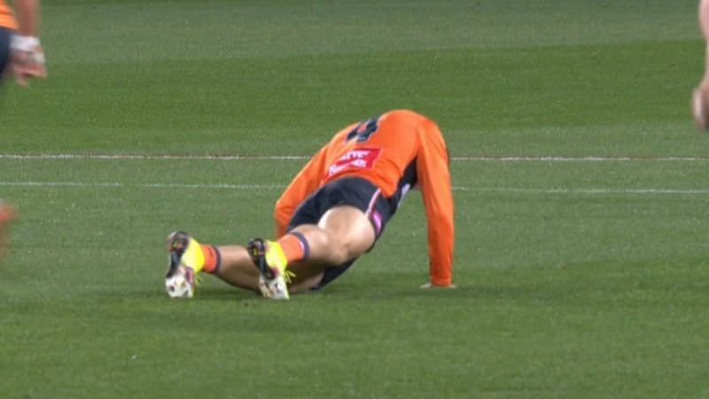 Greene 'in discomfort' after awkward blow