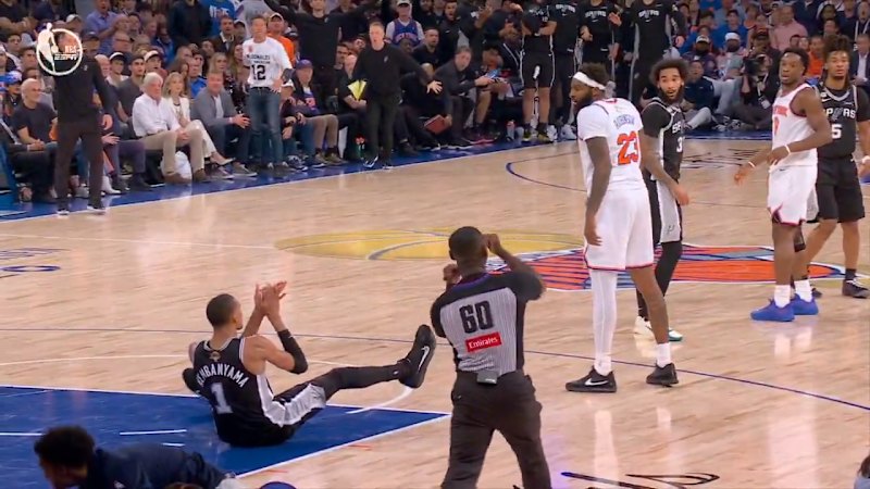 Wembanyama taunts Knicks rival