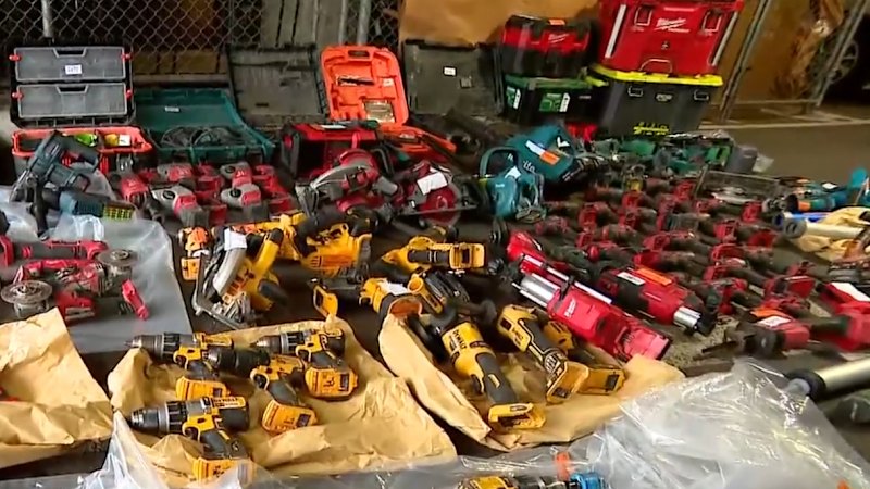 Alleged thief charged after police uncover more than 200 stolen tools