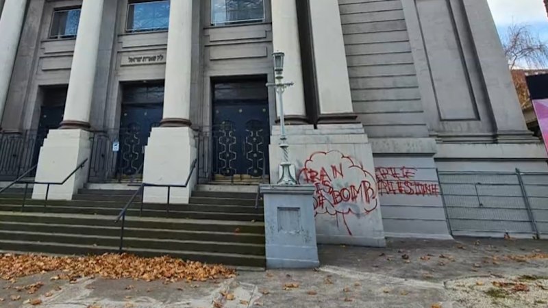 Heritage-listed Melbourne Synagogue targeted by vandals