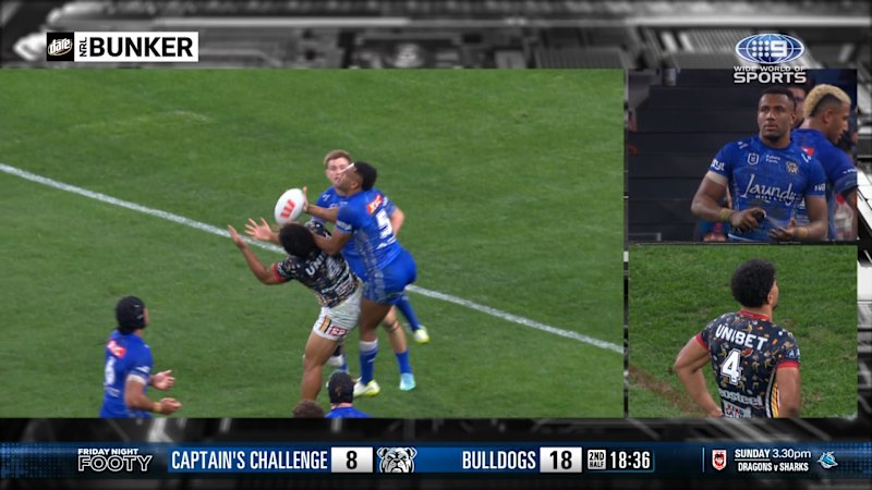Roosters successfully challenge a call involving Jethro Rinakama