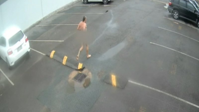 Man accused of running naked through streets faces court