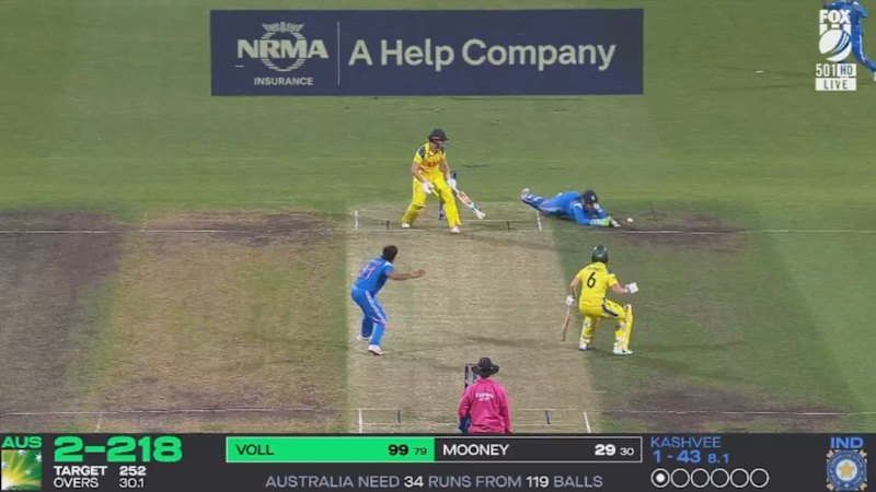 Dropped catch allows Aussie to bring up ODI ton