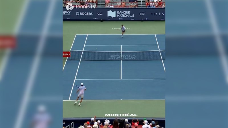 De Minaur wins a standout point against Norrie