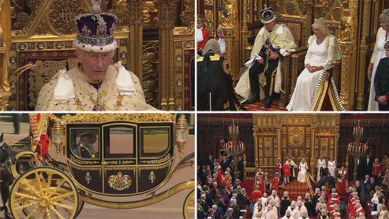 King Charles and Queen Camilla attend UK's State Opening of Parliament