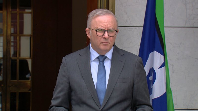 The Prime Minister speaks about the Bondi shootings at a press conference