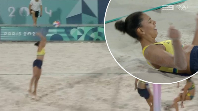 'Rally of the Olympics' stuns in beach volleyball semi