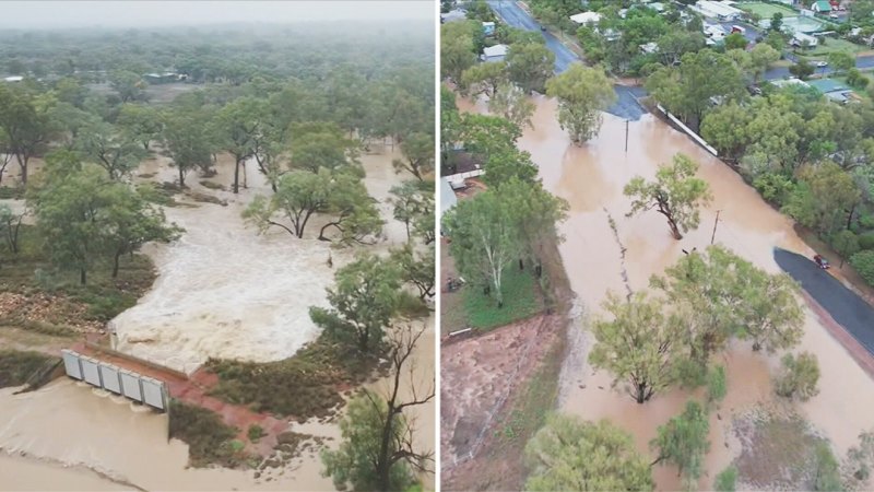 Parts of Queensland flood after record rainfall