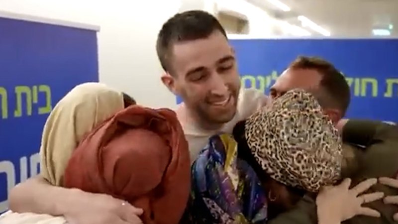 Israeli hostage Avinatan Or is reunited with loved ones