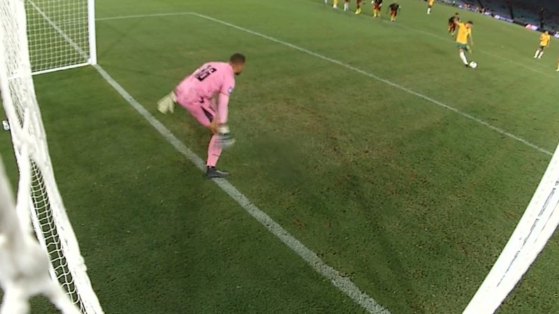 Hrustic denied by sharp save