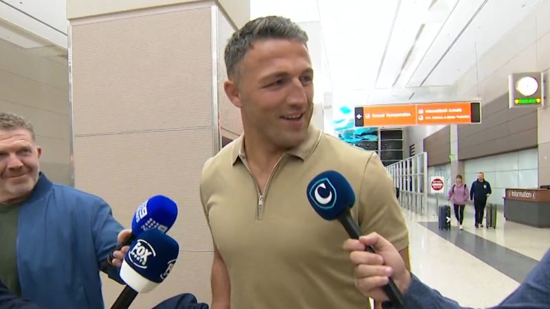 Burgess lands in Vegas after visa drama