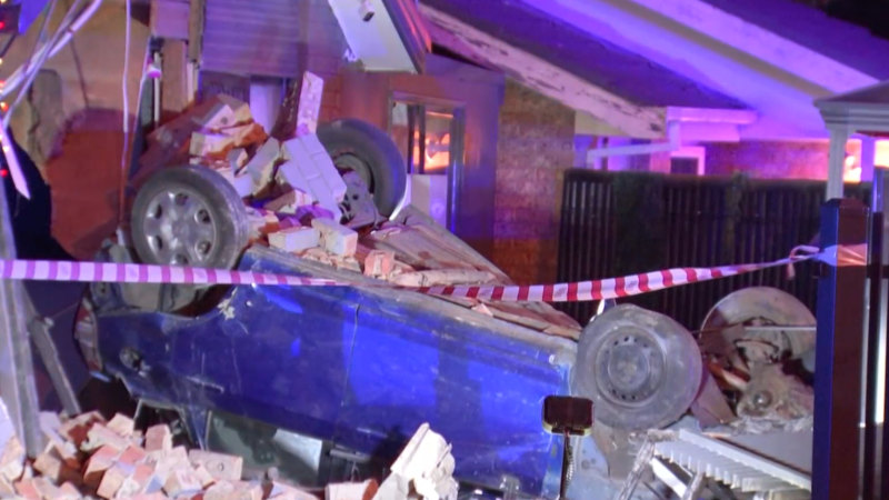 Family’s miracle escape as car ploughs into Melbourne home