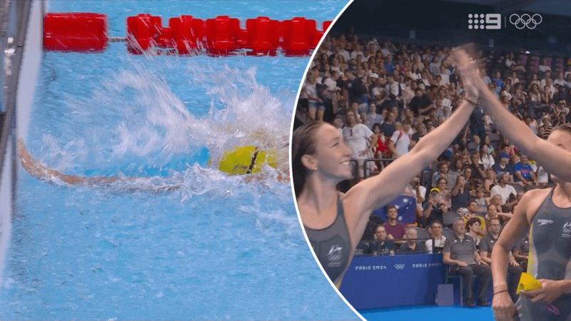 Australia power through 4x200m freestyle heat