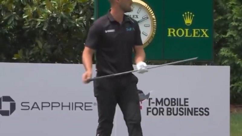 Clark breaks club in tantrum