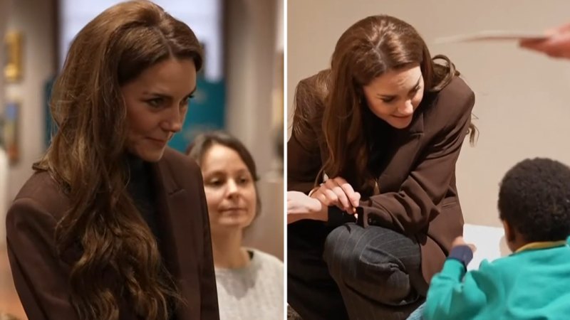 Kate joins school field trip to National Portrait Gallery