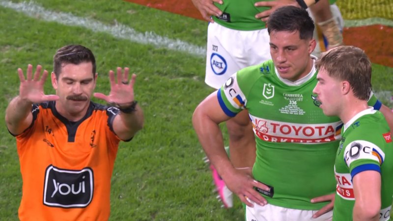 Raiders' Ethan Sanders Sent to Sin Bin for Professional Foul