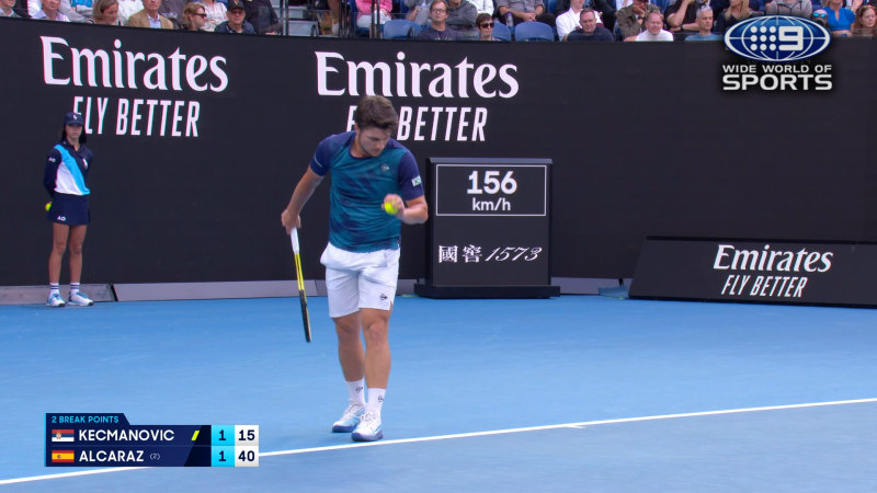 Australian Open Highlights: Carlos Alcaraz v Miomir Kecmanovic