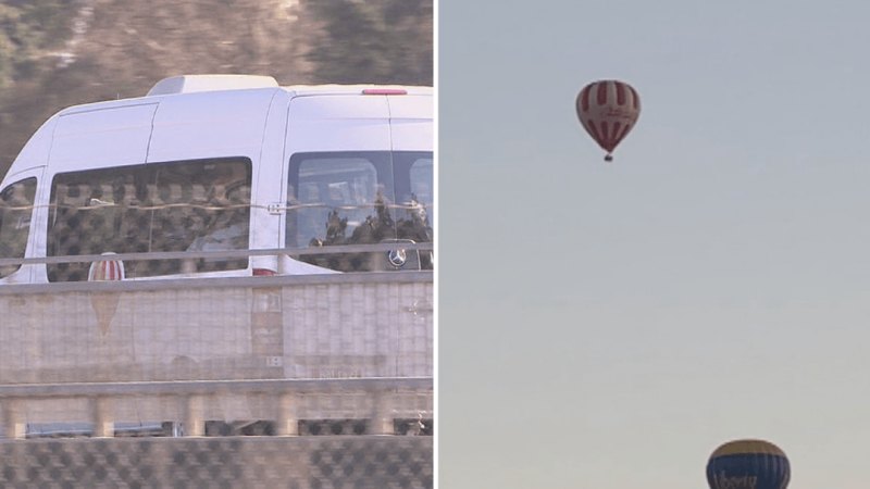 Man dies after falling from hot air balloon in Melbourne
