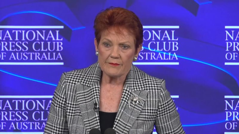 Pauline Hanson unleashes in Press Club address