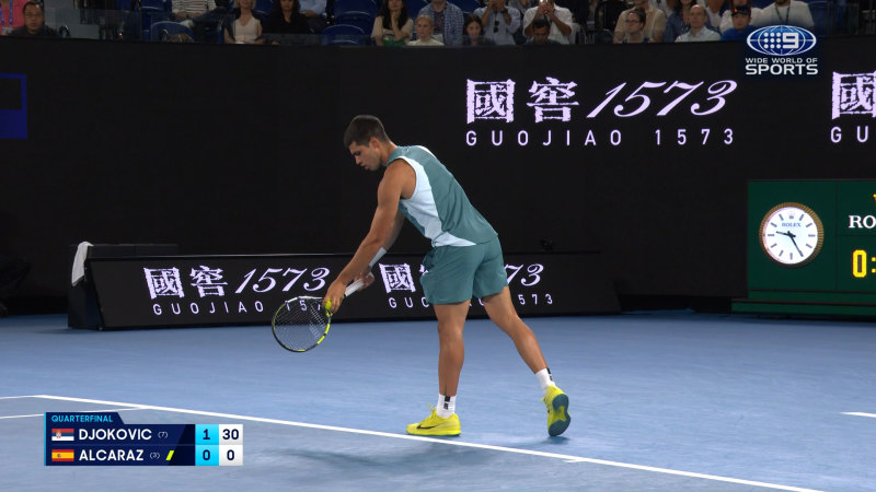 Australian Open Highlights: Novak Djokovic v Carlos Alcaraz