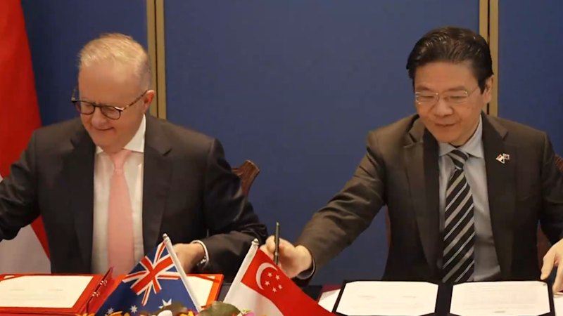Australia and Singapore pen agreement to secure fuel for each other