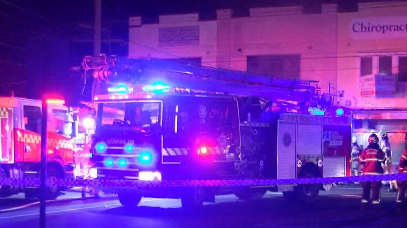 Melbourne pizza restaurant fire bombing