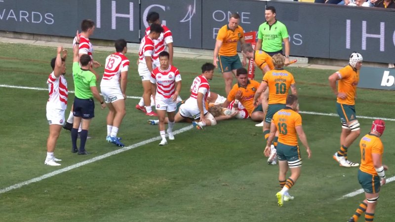 Wallabies make fast start as hooker Josh Nasser scores early try