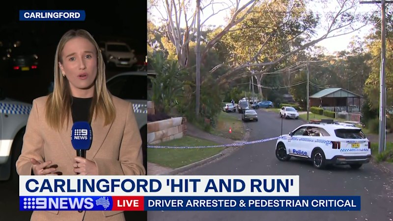 Man critical after alleged hit-run in Sydney’s north-west