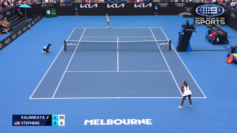 Australian Open Highlights: Anna Kalinskaya v Sloane Stephens