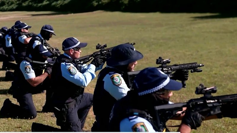 NSW Police unveil long-rifle armed response unit after Bondi terror attack