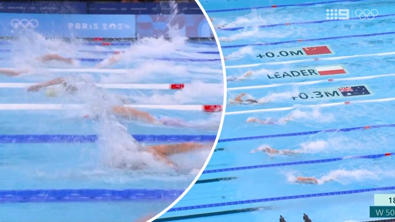 Jack hammers home for third in 50m freestyle semi