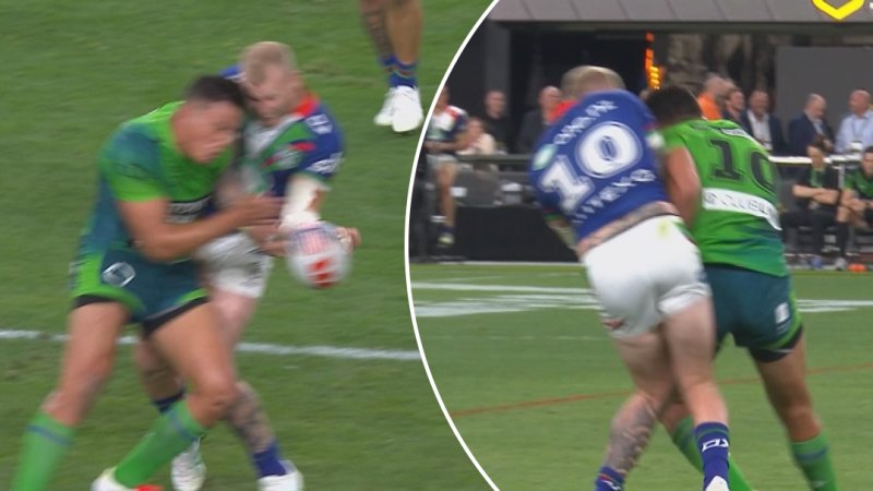 Raiders skipper binned for shoulder charge