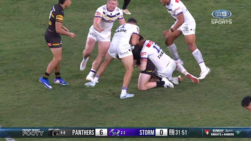 Storm forward on report for dangerous tackle