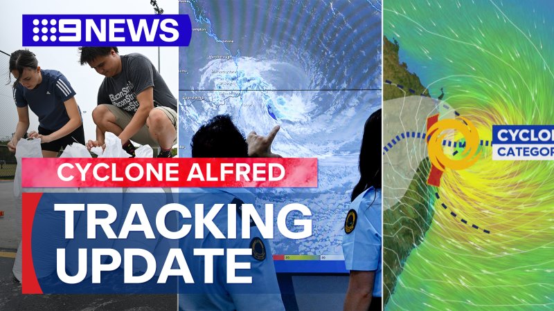 Tropical Cyclone Alfred: Latest tracking and landfall updates