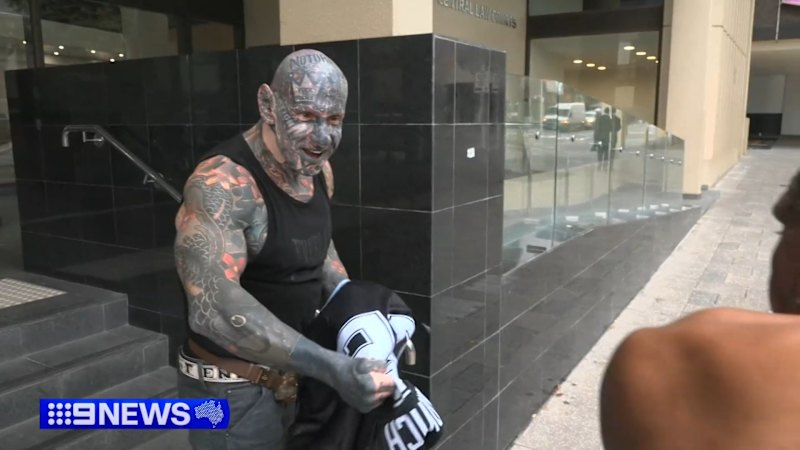 Bikie arrested again after goodwill gesture gone wrong outside court
