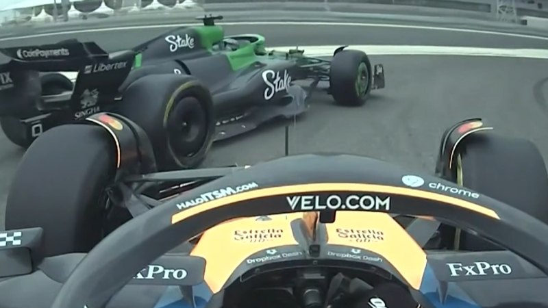 Piastri in year’s first F1 collision