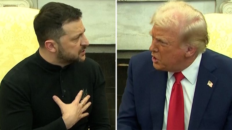 Watch the full exchange between Trump and Zelenskyy at the White House