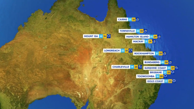 National weather forecast for Tuesday November 19