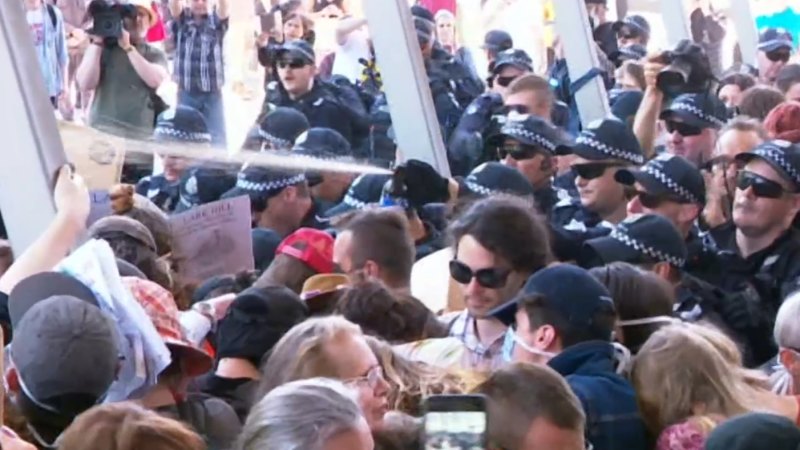 Victoria Police in court over use of capsicum spray on protesters