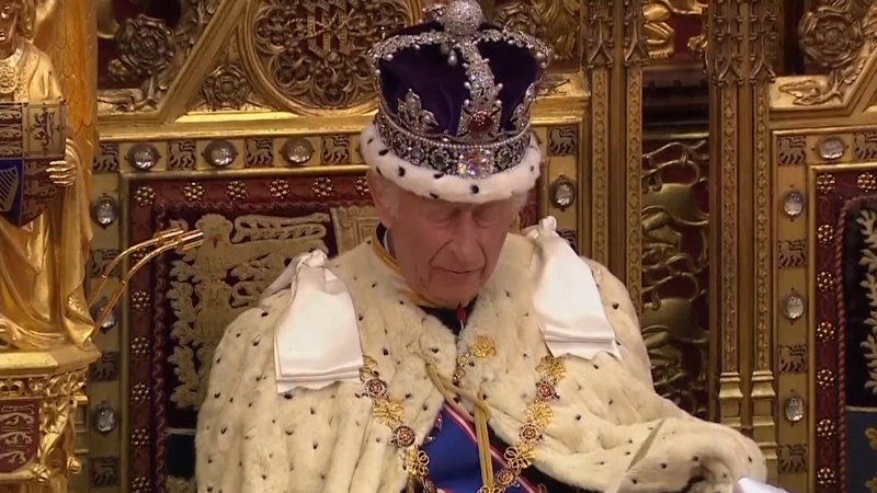 King Charles opens UK parliament with speech on behalf of new government  