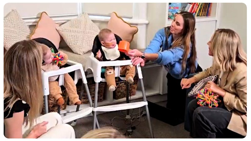 Heartwarming moment identical twins hear for the first time