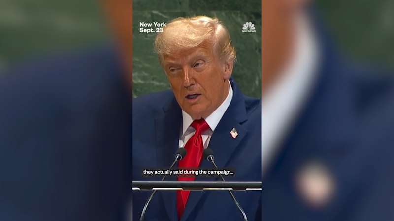Video: Trump Tells UN That Climate Change Is a 'con Job'