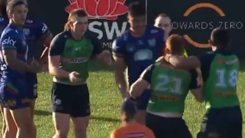 Horsburgh sent off after wild NSW Cup brawl