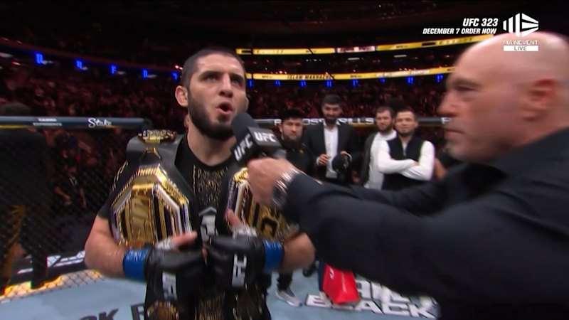 Makhachev poziva Donalda Trumpa za vstopnico za dogodek v Beli hiši