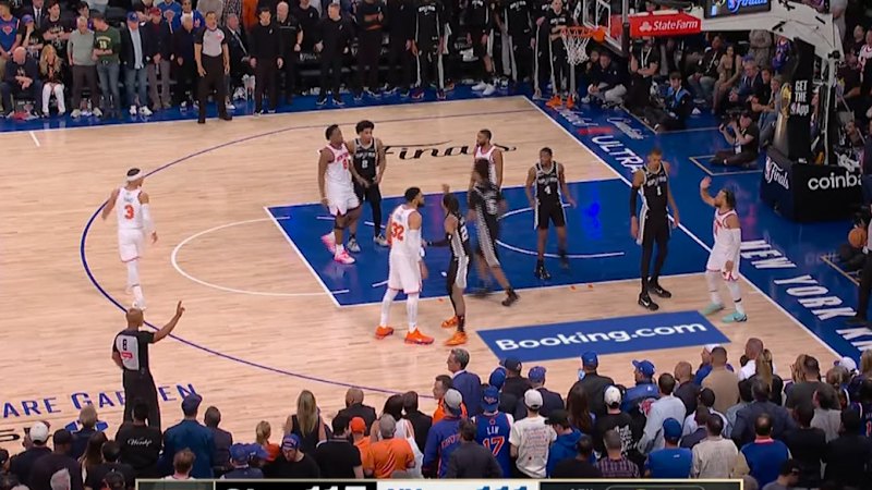 Fans clash in NBA Finals