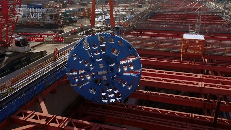 How tunnel-boring machines dug the Metro Tunnel