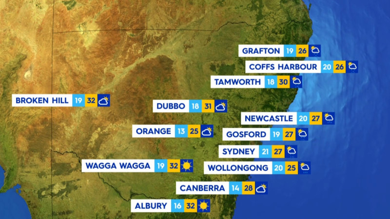 National weather forecast for Tuesday March 25