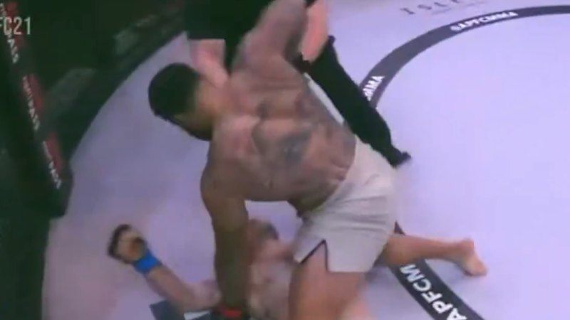 Gable Steveson z brutalnim 24-sekundnim nokavtom cilja na UFC