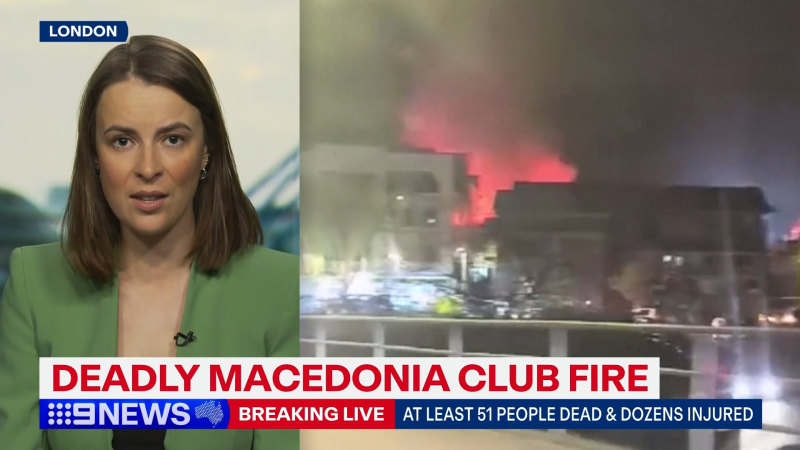 Fatal fire hits nightclub in North Macedonia